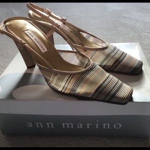 Ann Marino Sahara Sand Mule